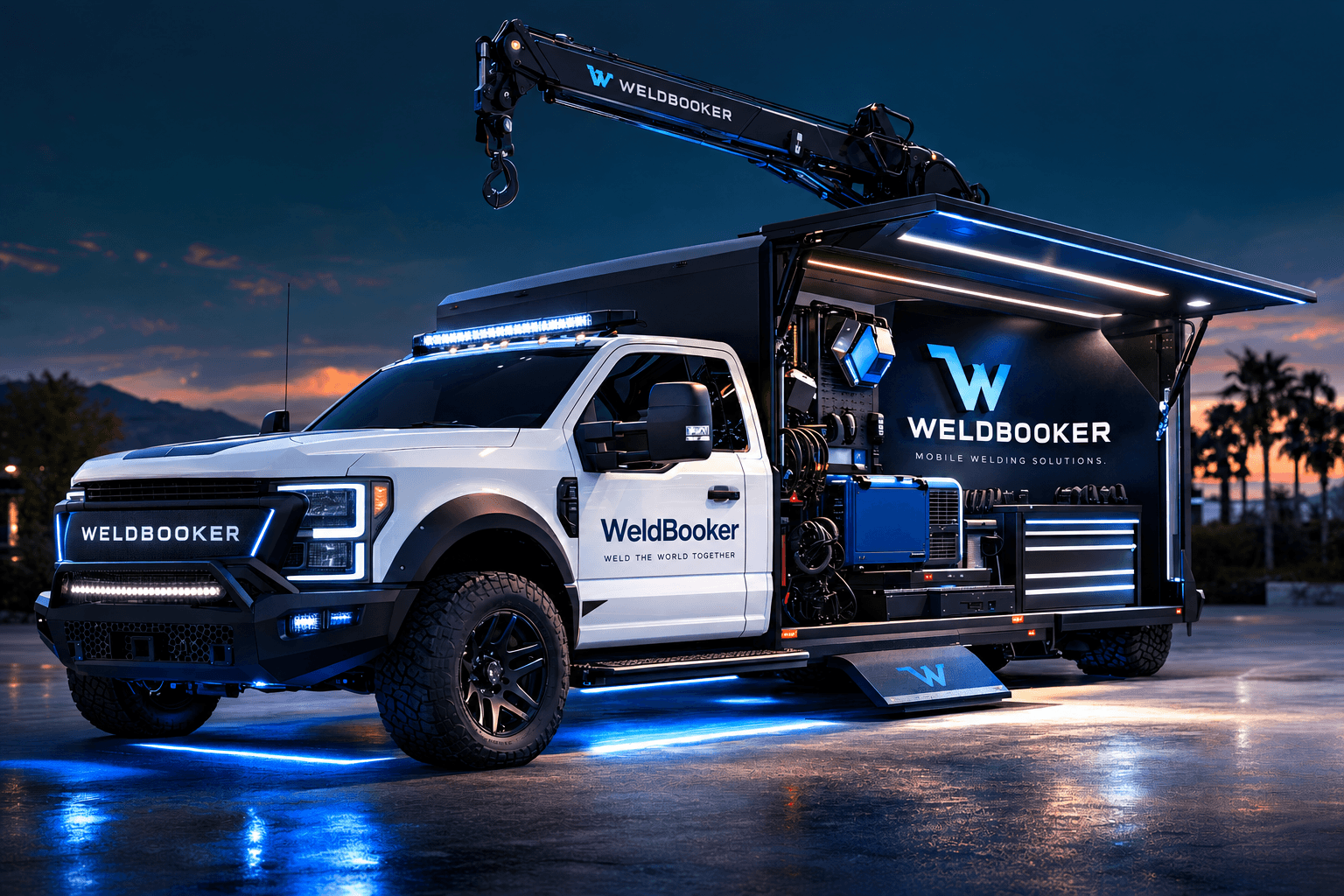 WeldBooker welding truck giveaway